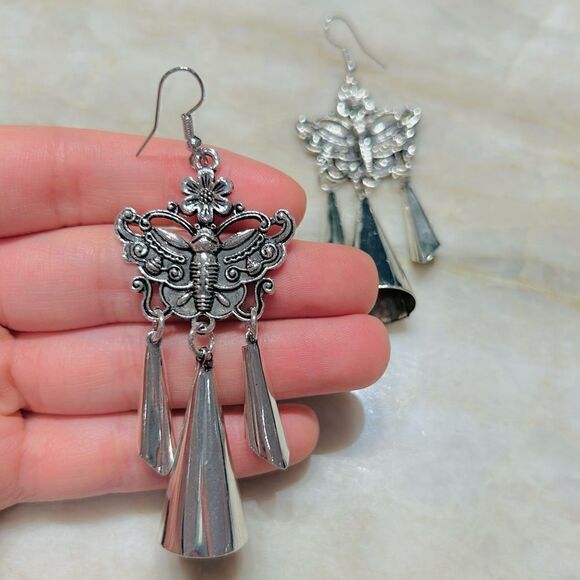 bohemian drop earrings A382 - Picture 4 of 4